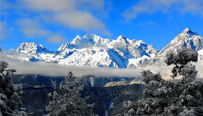 玉龍雪山風光